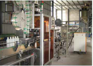 Mesin label penyusut kalis air dan tahan karat untuk botol PVC dan PET