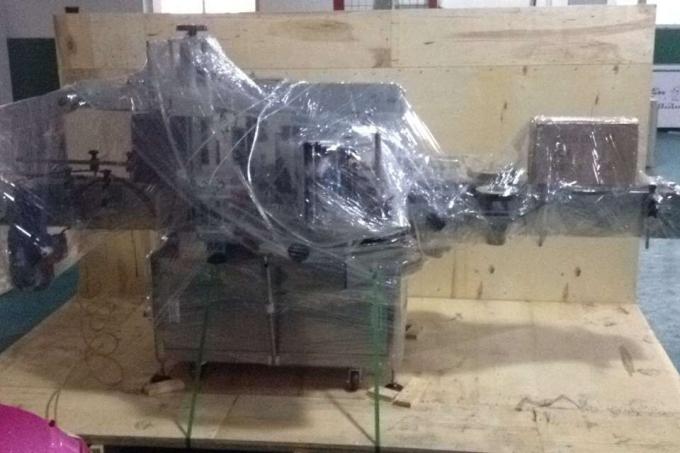 Mesin pelabelan aluminium Alloy Opp Vial untuk botol bulat, mesin pelabelan industri