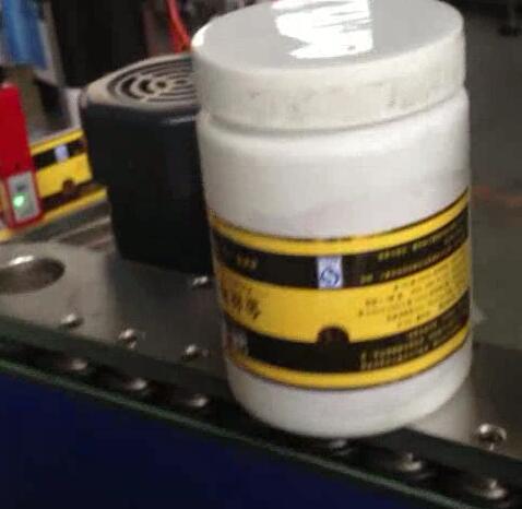 Mesin Pelabelan Botol Bulat, mesin pembotolan dan pelabelan untuk balang penyokong bround