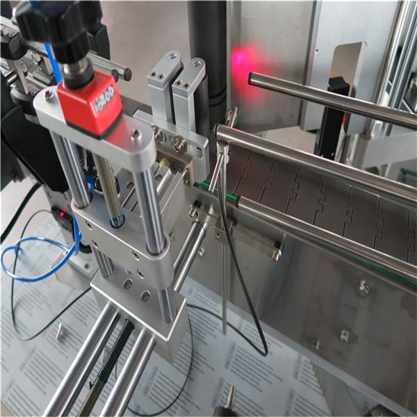 Mesin Pelabelan Botol Bulat Automatik Standard Di Depan Dan Belakang