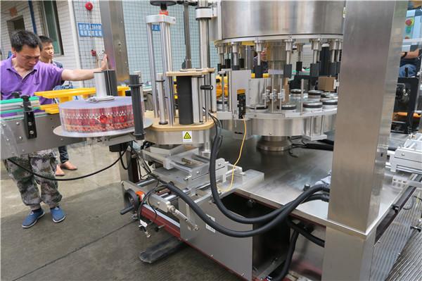 Mesin Pelabelan Pelekat Rotary CE Botol Automatik Penuh Bersayap