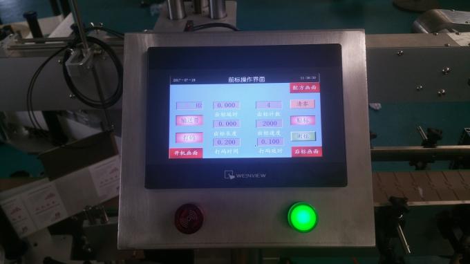 Mesin Pelabelan Botol Kaca Botol Flat Automatik, Mesin Label Pelekat