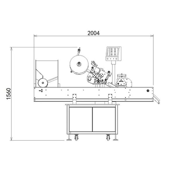 Mesin Pelabelan Botol Automatik Berkelajuan Tinggi Untuk Botol Kecil