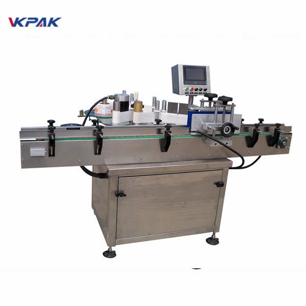 Mesin Pelabelan Botol Bulat Automatik SUS304 Servo Motor PLC Control