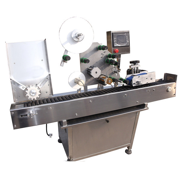 Mesin Pelabelan Pelekat Botol Botol Bulat Kecil Dengan Meja Pusing