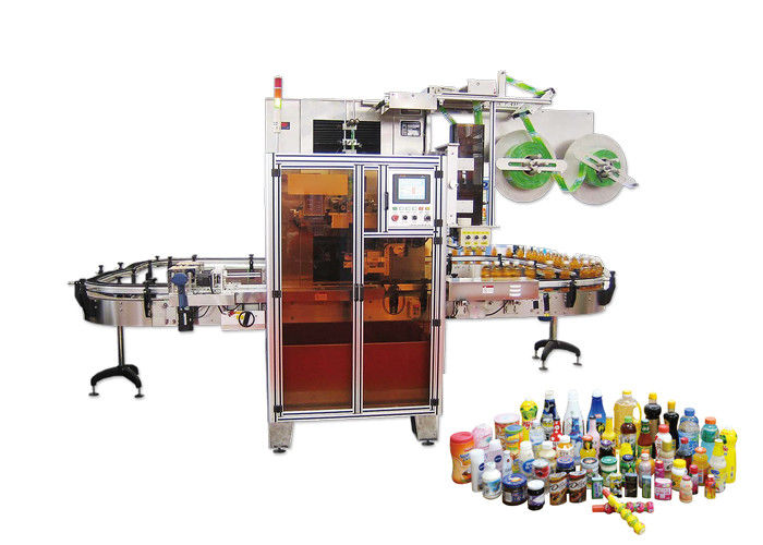 China Two Sides Botol Automatic Shrink Sleeve Label Applicator Untuk Air Mineral pembekal
