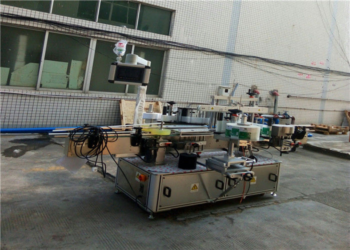 China Mesin Pelabelan Dua Sisi Automatik Untuk Jar Botol Datar Datar