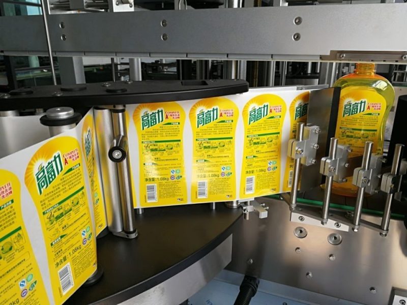 Pembekal label pelekat automatik penuh Mesin pelekap depan / belakang dan balut sensitif